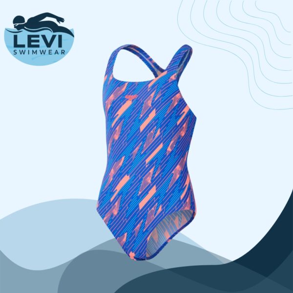 Girls Hyperboom Allover Medalist Swimsuit